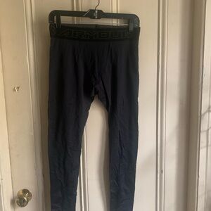 Men’s Under Armour Black ColdGear Compression Base Layer Pants